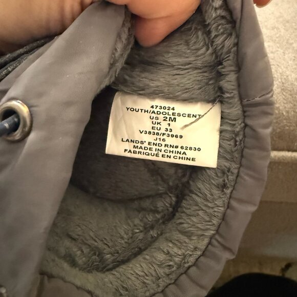 Lands' End Kids Waterproof Snow boots Size 2M - EUC - Picture 3 of 9